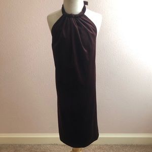 Bishop + Young Women’s Talia Velvet Burgundy Dress